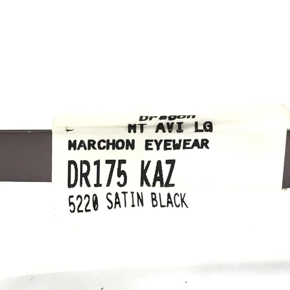 Dragon Eyeglasses Frames KAZ DR175 002 Satin Black Gunmetal Full Rim 52-20-140